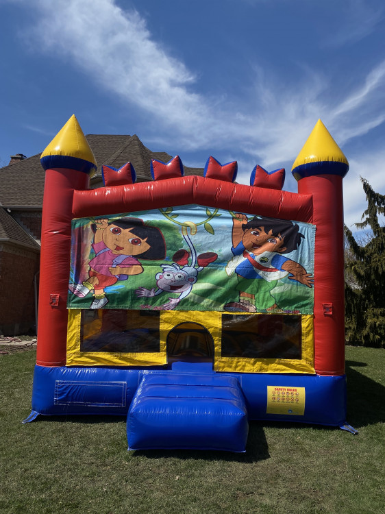 Dora Theme Bouncy Castle