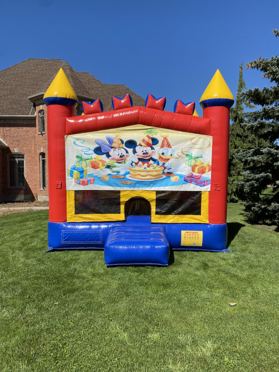 Mickey and Friends Theme Bouncy Castle