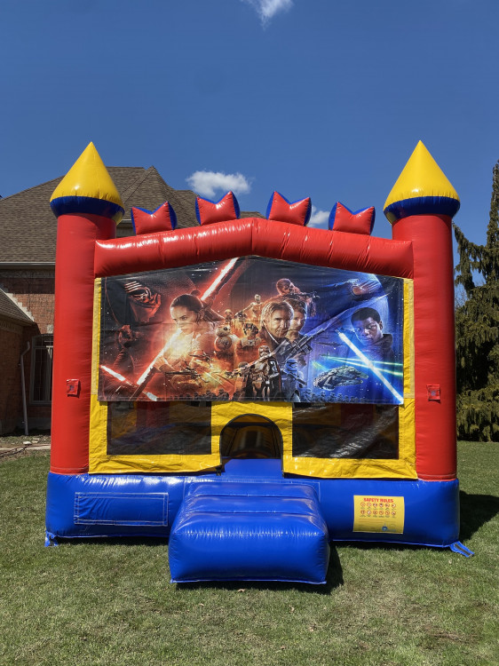 Star Wars Theme Bouncy Castle