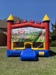 Strawberry Shortcake Theme Bouncy Castle