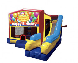 Happy Birthday 5n1 Combo Single Lane Slide